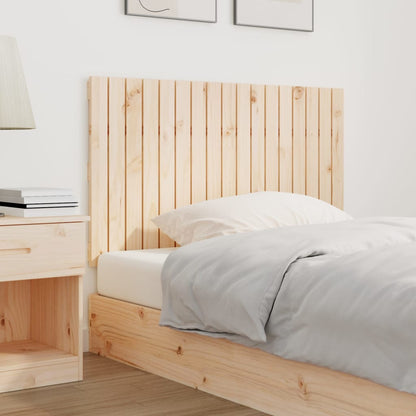 Wandhoofdbord 08X3X60 Cm Massief Grenenhout Naturel 108 x 60 cm