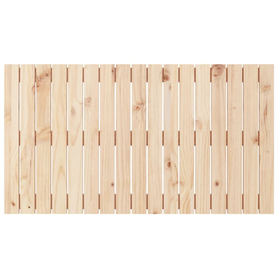 Wandhoofdbord 08X3X60 Cm Massief Grenenhout Naturel 108 x 60 cm