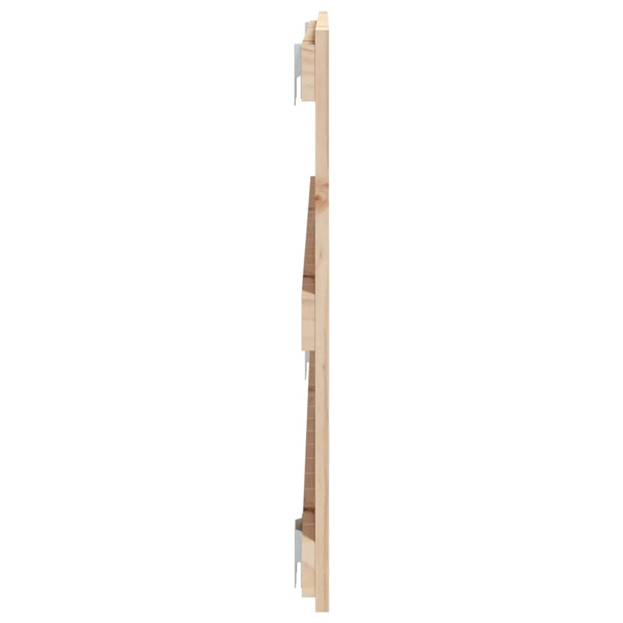 Wandhoofdbord 08X3X60 Cm Massief Grenenhout Naturel 108 x 60 cm