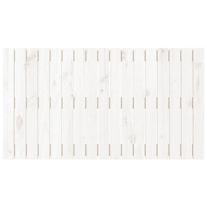 Wandhoofdbord 08X3X60 Cm Massief Grenenhout Wit 108 x 60 cm