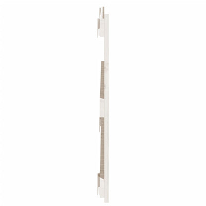Wandhoofdbord 08X3X60 Cm Massief Grenenhout Wit 108 x 60 cm