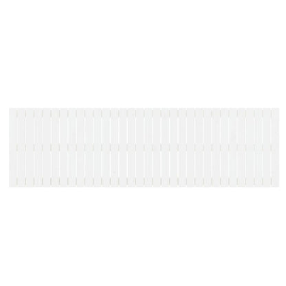 Wandhoofdbord 204X3X60 Cm Massief Grenenhout Wit 204 x 60 cm