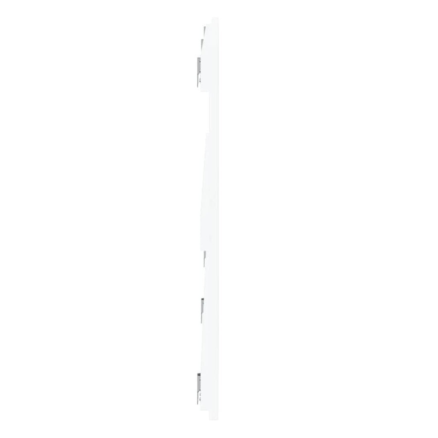 Wandhoofdbord 204X3X60 Cm Massief Grenenhout Wit 204 x 60 cm