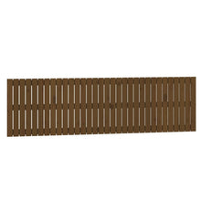 Wandhoofdbord 204X3X60 Cm Massief Grenenhout Honingbruin 204 x 60 cm