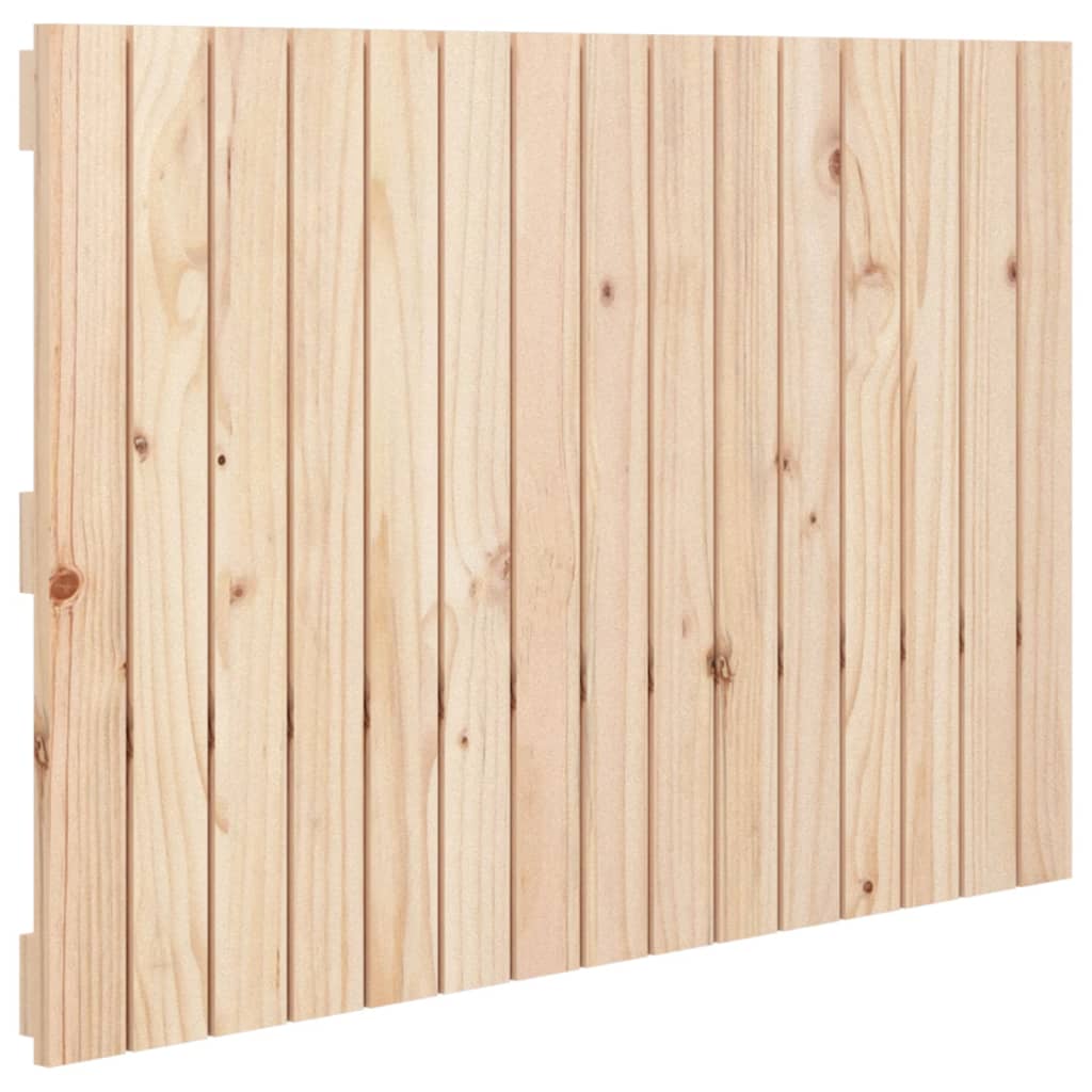 Wandhoofdbord 95,5X3X60 Cm Massief Grenenhout Naturel 95.5 x 60 cm