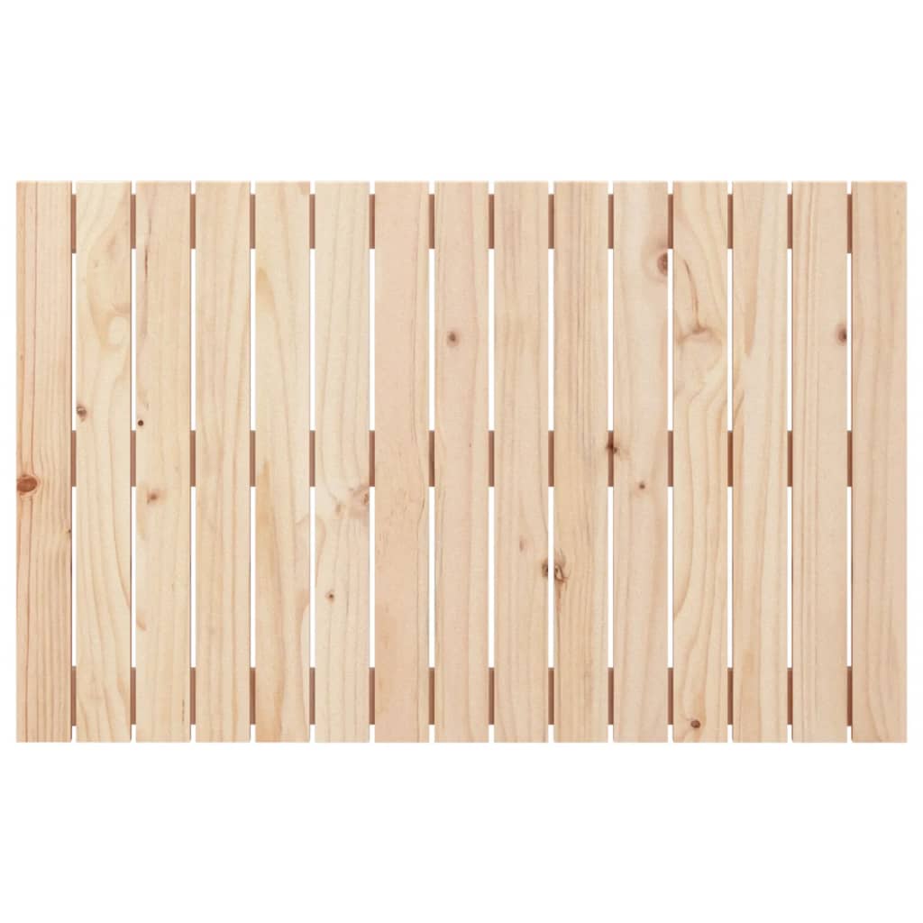Wandhoofdbord 95,5X3X60 Cm Massief Grenenhout Naturel 95.5 x 60 cm