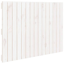 Wandhoofdbord 95,5X3X60 Cm Massief Grenenhout Wit 95.5 x 60 cm