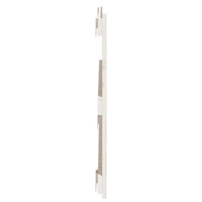 Wandhoofdbord 95,5X3X60 Cm Massief Grenenhout Wit 95.5 x 60 cm