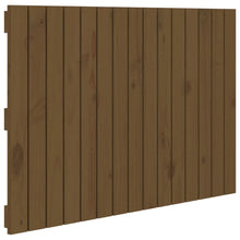 Wandhoofdbord 95,5X3X60 Cm Massief Grenenhout Honingbruin 95.5 x 60 cm