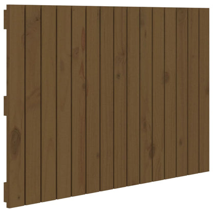 Wandhoofdbord 95,5X3X60 Cm Massief Grenenhout Honingbruin 95.5 x 60 cm