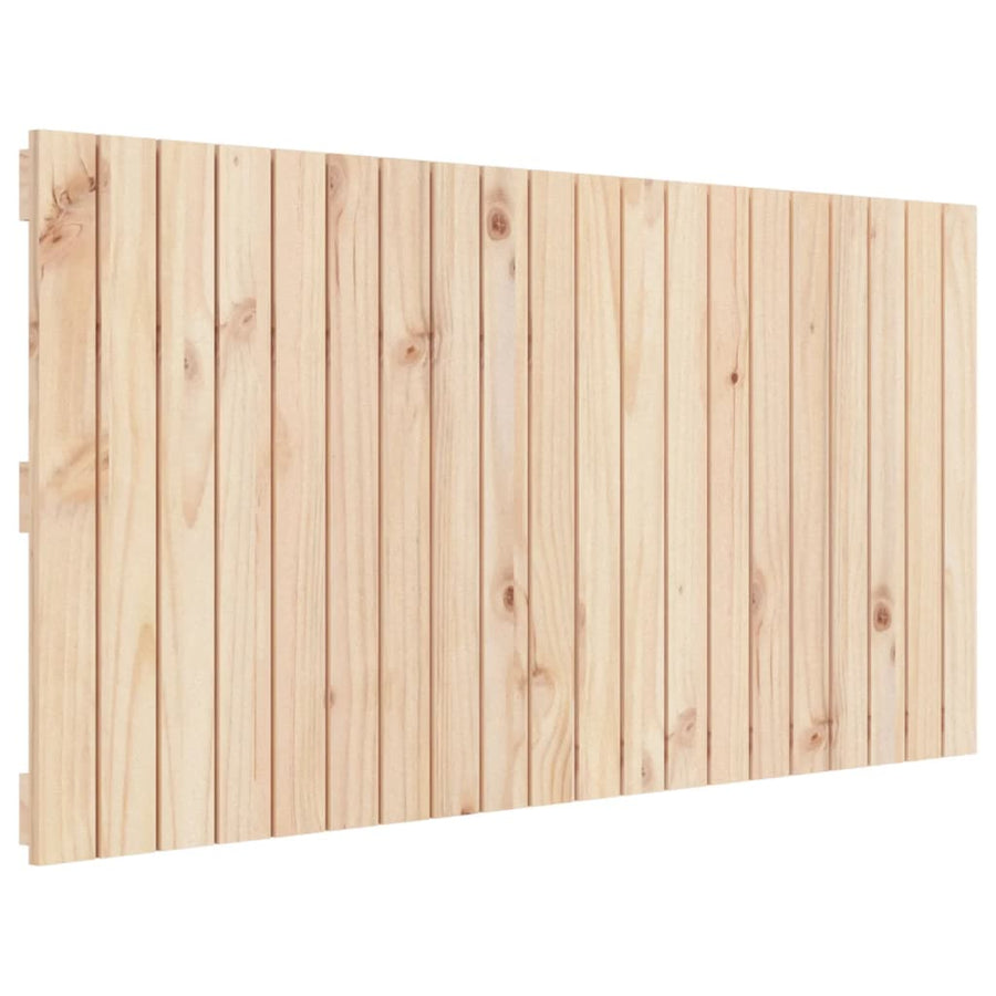 Wandhoofdbord 27,5X3X60 Cm Massief Grenenhout Naturel 127.5 x 60 cm