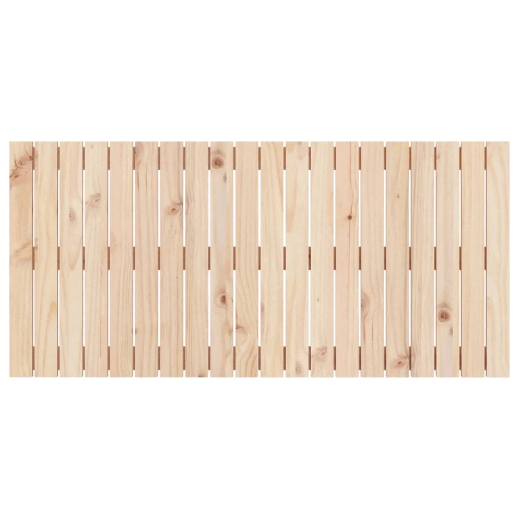 Wandhoofdbord 27,5X3X60 Cm Massief Grenenhout Naturel 127.5 x 60 cm