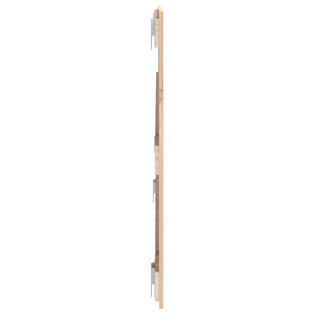 Wandhoofdbord 27,5X3X60 Cm Massief Grenenhout Naturel 127.5 x 60 cm