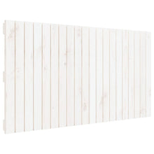 Wandhoofdbord 27,5X3X60 Cm Massief Grenenhout Wit 127.5 x 60 cm