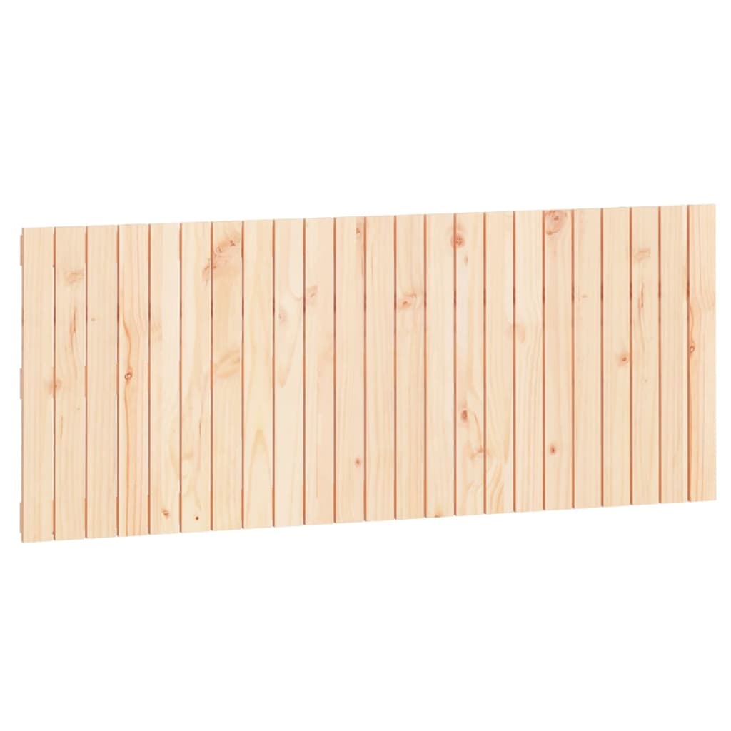 Wandhoofdbord 47X3X60 Cm Massief Grenenhout Naturel 147 x 60 cm