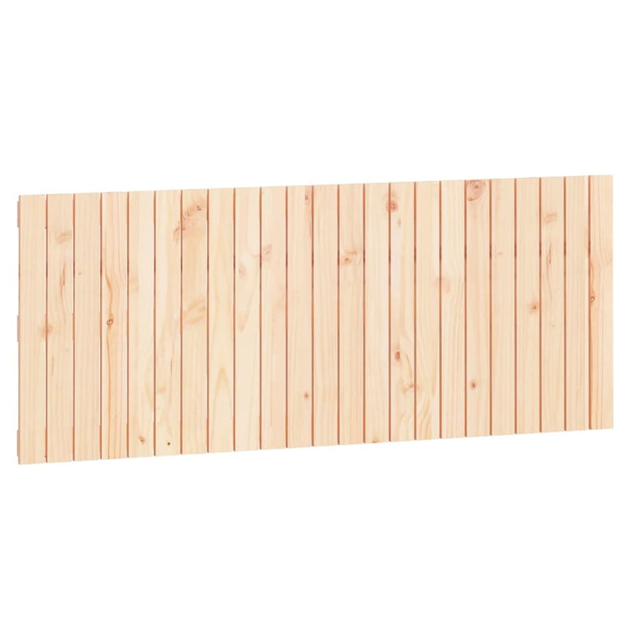 Wandhoofdbord 47X3X60 Cm Massief Grenenhout Naturel 147 x 60 cm