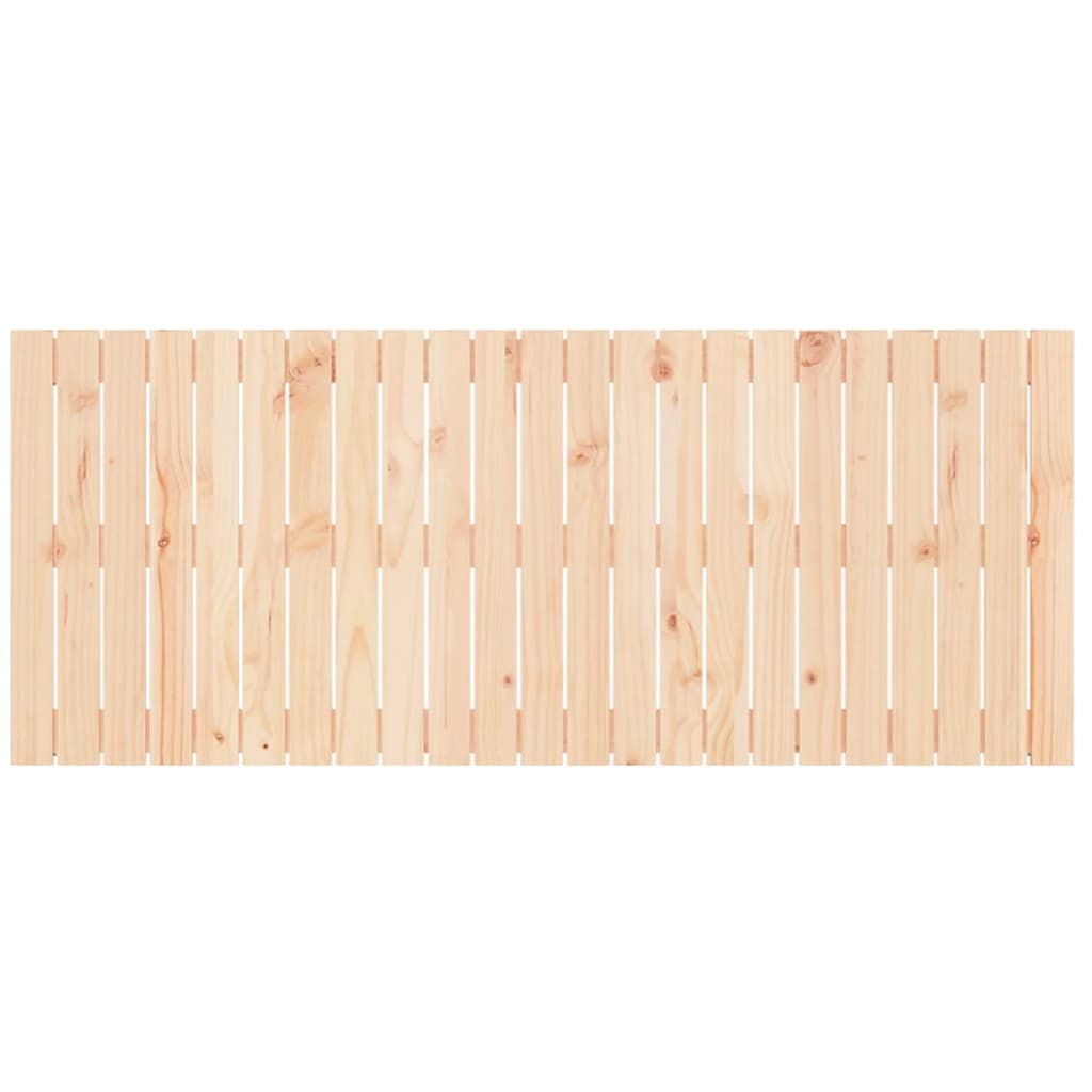 Wandhoofdbord 47X3X60 Cm Massief Grenenhout Naturel 147 x 60 cm