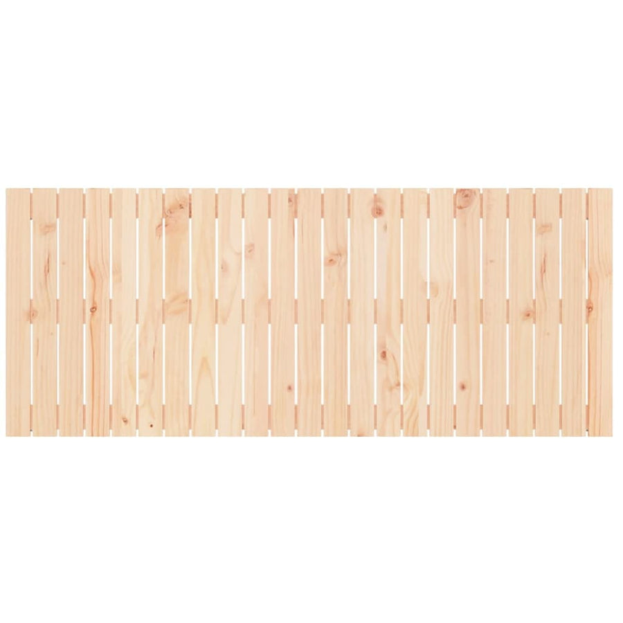 Wandhoofdbord 47X3X60 Cm Massief Grenenhout Naturel 147 x 60 cm