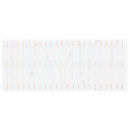 Wandhoofdbord 47X3X60 Cm Massief Grenenhout Wit 147 x 60 cm