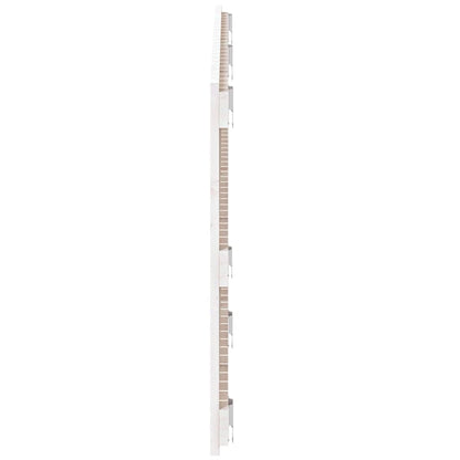 Wandhoofdbord 47X3X60 Cm Massief Grenenhout Wit 147 x 60 cm