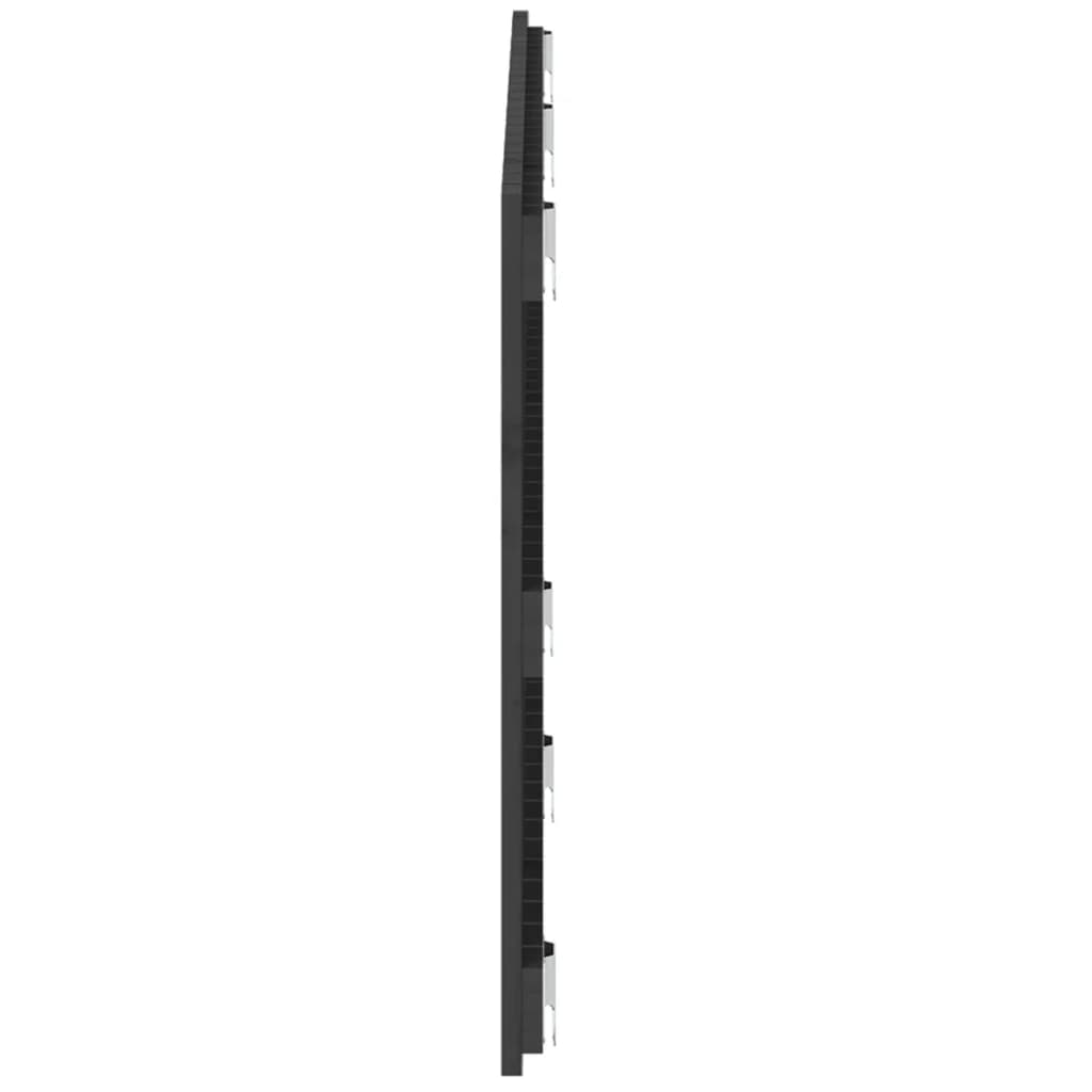 Wandhoofdbord 47X3X60 Cm Massief Grenenhout Grijs 147 x 60 cm