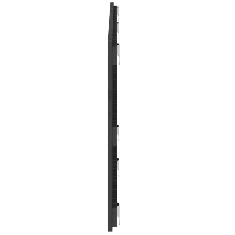 Wandhoofdbord 47X3X60 Cm Massief Grenenhout Grijs 147 x 60 cm