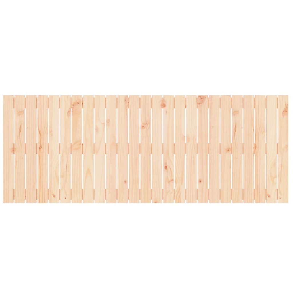 Wandhoofdbord 159,5X3X60 Cm Massief Grenenhout Naturel 159.5 x 60 cm