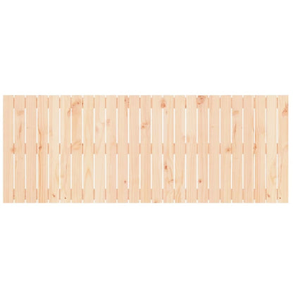 Wandhoofdbord 159,5X3X60 Cm Massief Grenenhout Naturel 159.5 x 60 cm