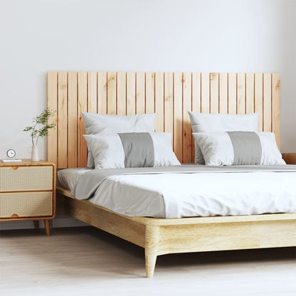 Wandhoofdbord 159,5X3X60 Cm Massief Grenenhout Naturel 159.5 x 60 cm