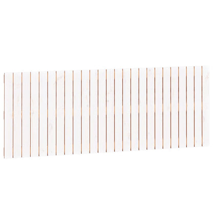 Wandhoofdbord 159,5X3X60 Cm Massief Grenenhout Wit 159.5 x 60 cm