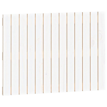 Wandhoofdbord 82,5X3X60 Cm Massief Grenenhout Wit 82.5 x 60 cm