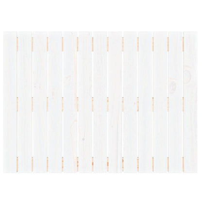 Wandhoofdbord 82,5X3X60 Cm Massief Grenenhout Wit 82.5 x 60 cm