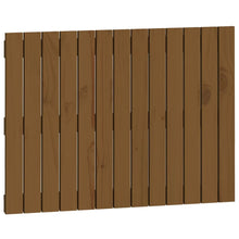 Wandhoofdbord 82,5X3X60 Cm Massief Grenenhout Honingbruin 82.5 x 60 cm