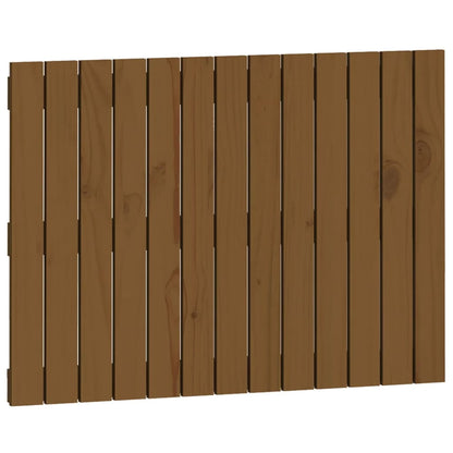 Wandhoofdbord 82,5X3X60 Cm Massief Grenenhout Honingbruin 82.5 x 60 cm
