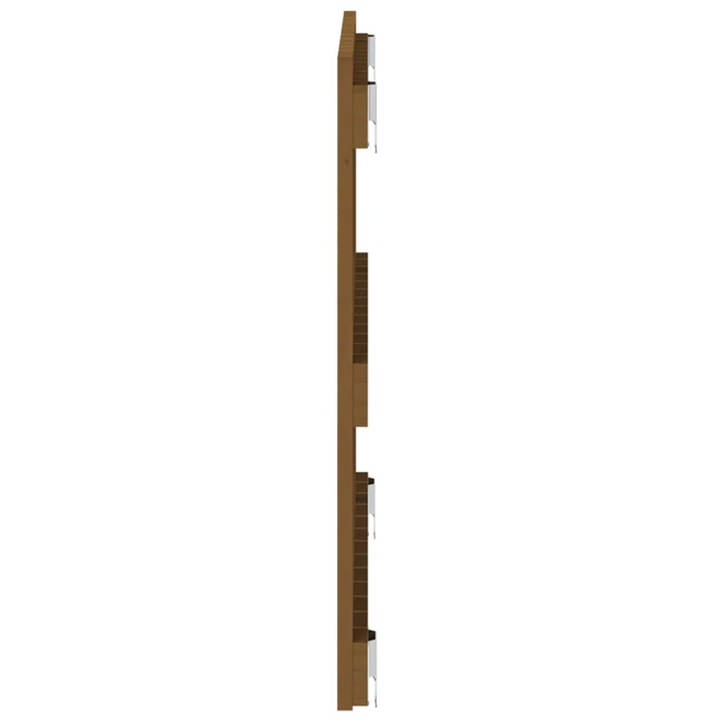 Wandhoofdbord 82,5X3X60 Cm Massief Grenenhout Honingbruin 82.5 x 60 cm
