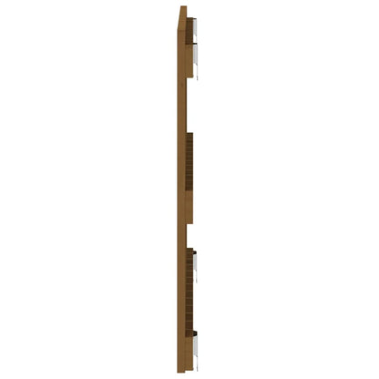 Wandhoofdbord 82,5X3X60 Cm Massief Grenenhout Honingbruin 82.5 x 60 cm