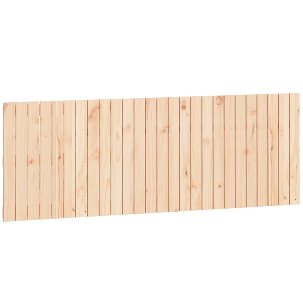 Wandhoofdbord 166X3X60 Cm Massief Grenenhout Naturel 166 x 60 cm