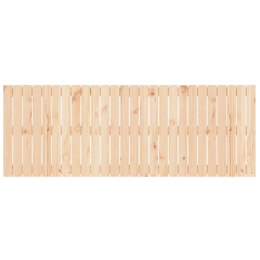 Wandhoofdbord 166X3X60 Cm Massief Grenenhout Naturel 166 x 60 cm
