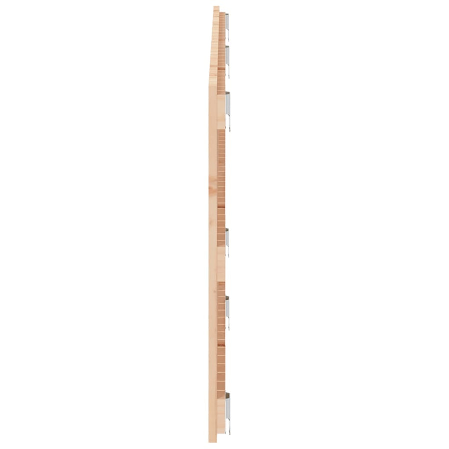 Wandhoofdbord 166X3X60 Cm Massief Grenenhout Naturel 166 x 60 cm