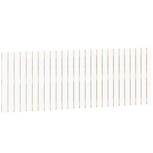 Wandhoofdbord 66X3X60 Cm Massief Grenenhout Wit 166 x 60 cm