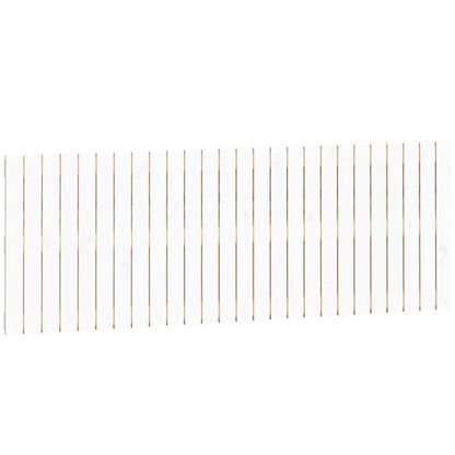 Wandhoofdbord 66X3X60 Cm Massief Grenenhout Wit 166 x 60 cm