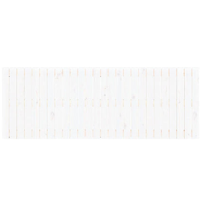Wandhoofdbord 66X3X60 Cm Massief Grenenhout Wit 166 x 60 cm