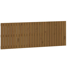 Wandhoofdbord 66X3X60 Cm Massief Grenenhout Honingbruin 166 x 60 cm