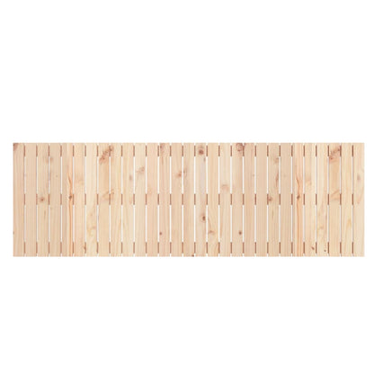 Wandhoofdbord 185X3X60 Cm Massief Grenenhout Naturel 185 x 60 cm