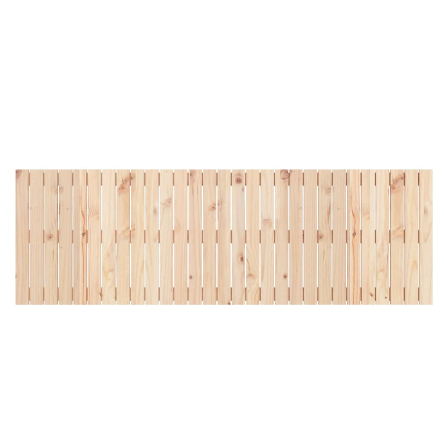 Wandhoofdbord 185X3X60 Cm Massief Grenenhout Naturel 185 x 60 cm