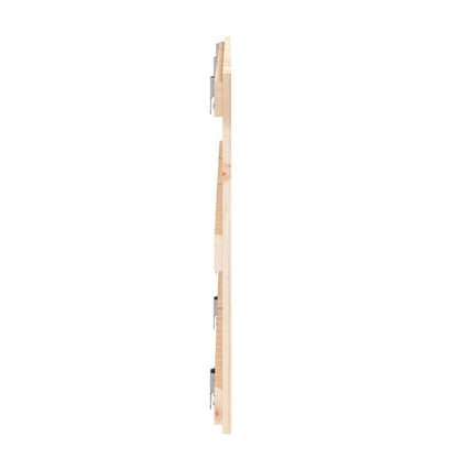 Wandhoofdbord 185X3X60 Cm Massief Grenenhout Naturel 185 x 60 cm