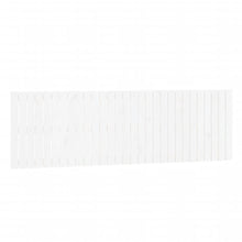 Wandhoofdbord 85X3X60 Cm Massief Grenenhout Wit 185 x 60 cm