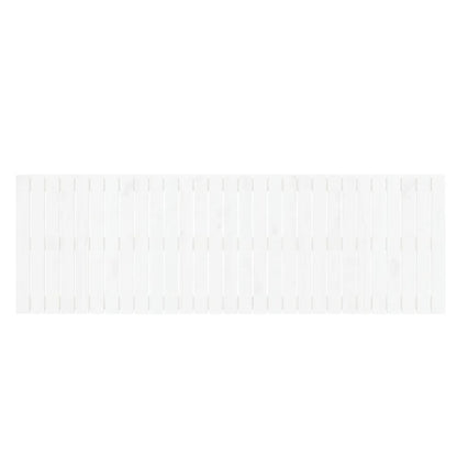 Wandhoofdbord 85X3X60 Cm Massief Grenenhout Wit 185 x 60 cm