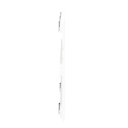 Wandhoofdbord 85X3X60 Cm Massief Grenenhout Wit 185 x 60 cm