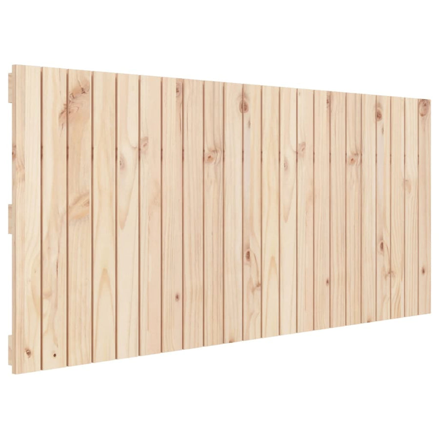 Wandhoofdbord 140X3X60 Cm Massief Grenenhout Naturel 140 x 60 cm